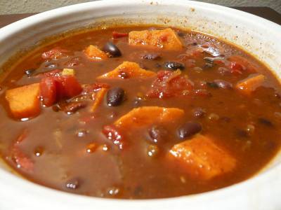 Black Bean Sweet Potato Chili
