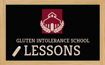 Gluten Intolerance Lessons Chalkboard